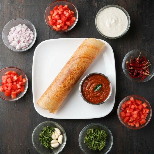 Dosa & Tomato Chutney 