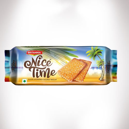 Brittania Nice Time Sugar showed coconut Biscuits(150gm)