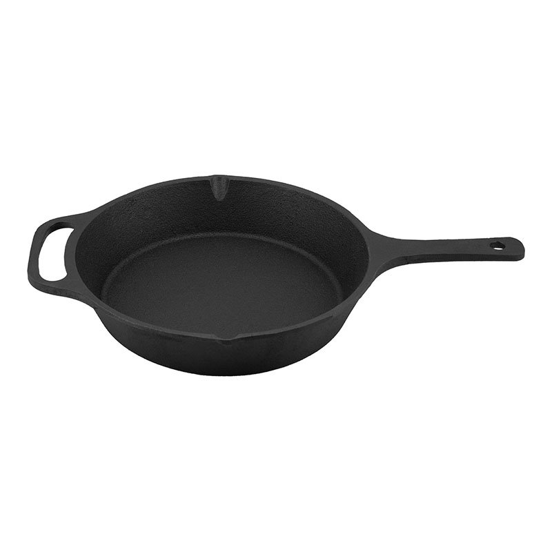 Cast Iron Skillet Super Smooth 10 inch (Compactable with Stove, Induction and Oven)