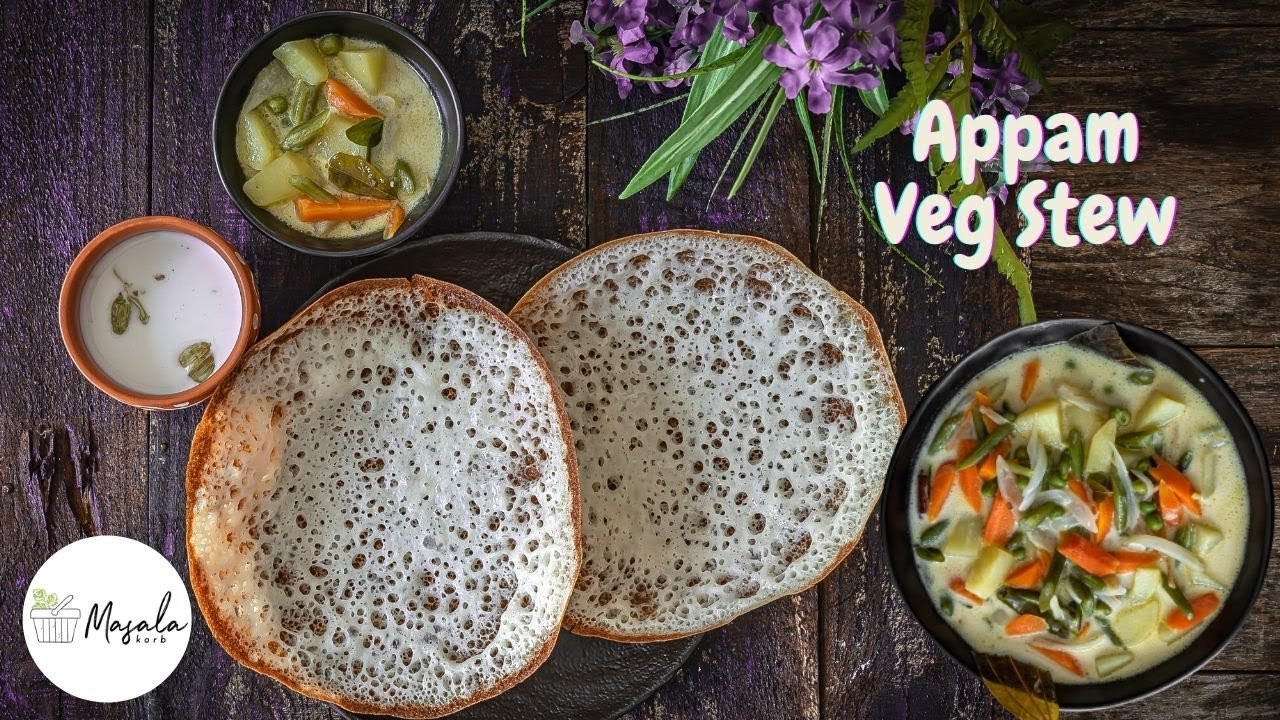 Appam - Veg Stew Combo