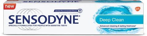 Sensodyne Specially Formulated For People With Sensitive teeth (Deep Clean) 70g