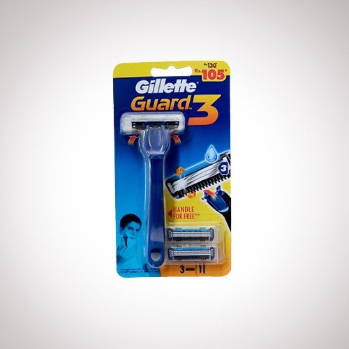 Gillette Guard 3 (free handle+ 3 cartridges)
