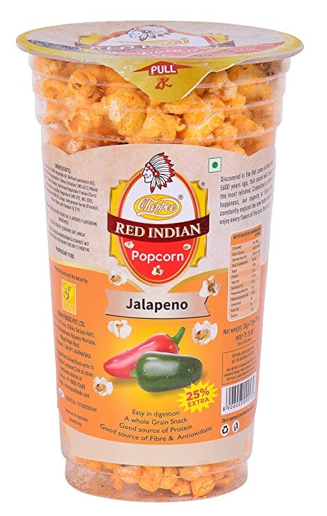 Red Indian Popcorn - Jalapeno