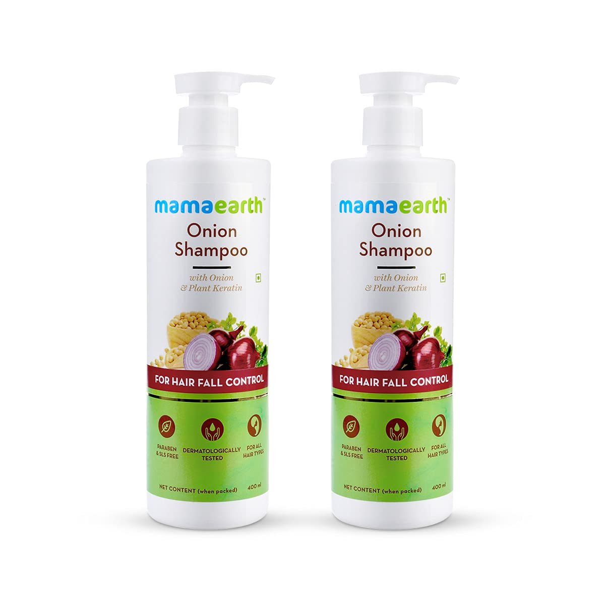 Mamaearth Onion Shampoo For Hair Fall Control(200ml)
