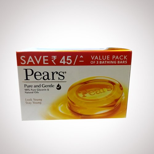 Pears Pure & Gentle Value Pack of 3 Bathing Bars ( 3x 125g ))