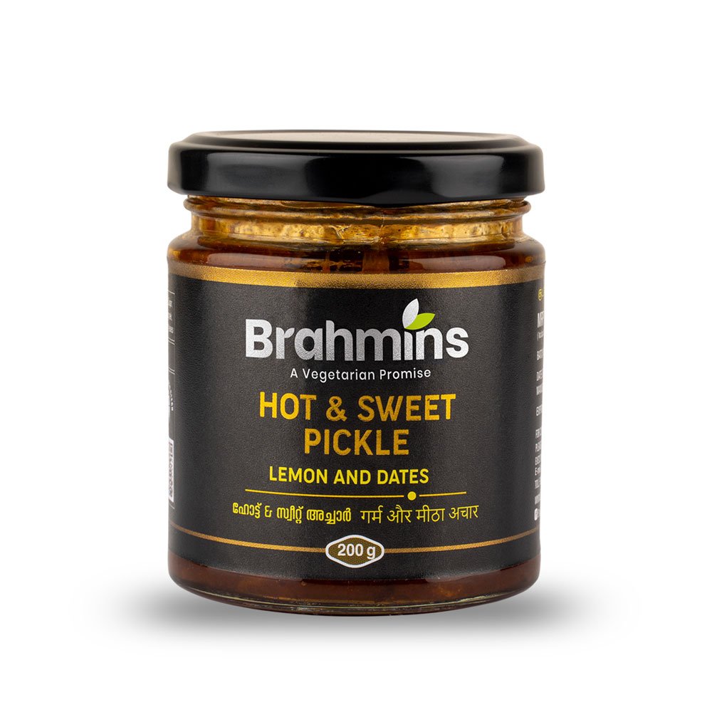 brahmins hot&sweet(lemon dates )pickle
