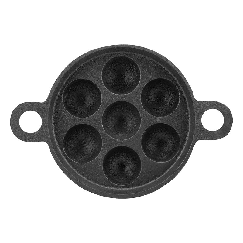 Cast Iron Paniyaram Pan (12 pits)