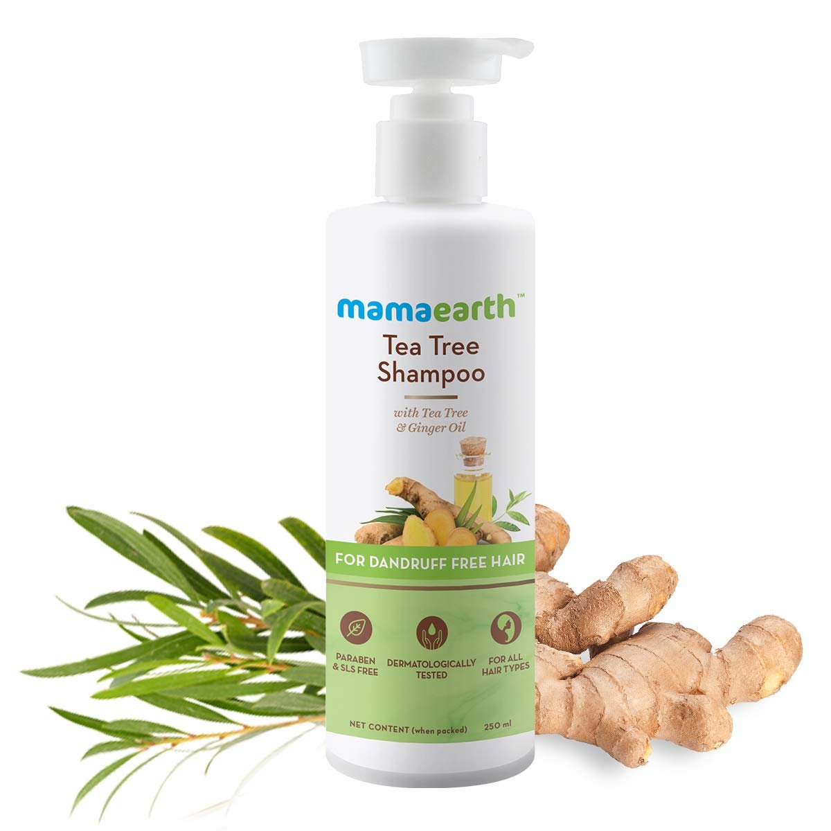 Mamaearth Tea Tree Shampoo For Dandruff Free Hair(250ml)