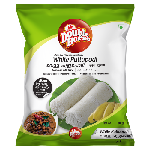 Double Horse White Puttupodi - 500g