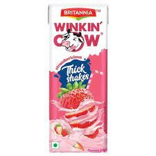 Britannia Winkin Cow Strawberry 180ml