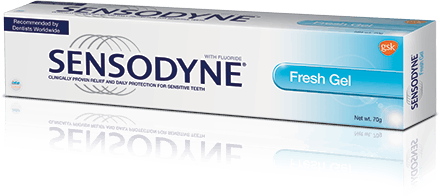 Sensodyne Daily Sensitive Protection + Strong Teeth & Healthy Gums ( Fresh Gel) 40g