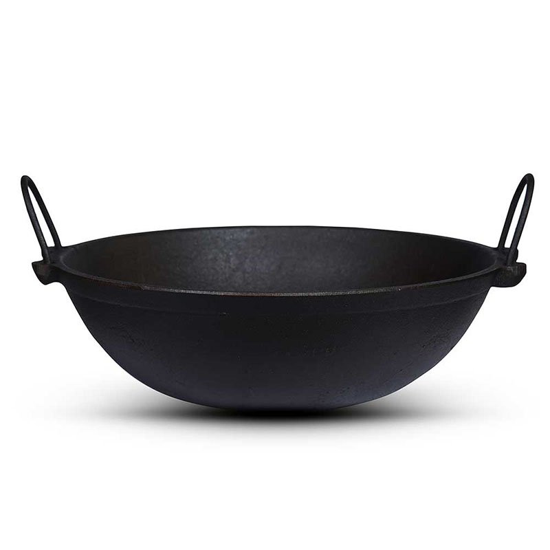 Cast Iron Kadai (17.5 inch)