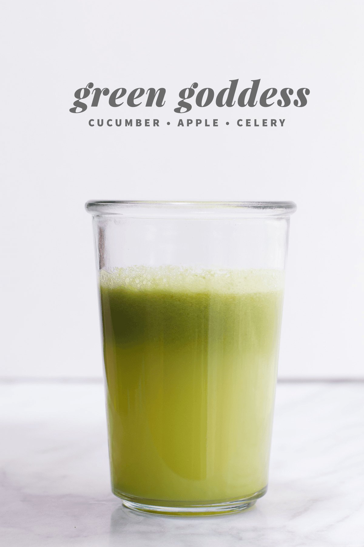 Green Godess Juice -Celery+Cucumber+Green apple+pear(Fruit Cuts)