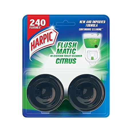 HARPIC flush matic in-cistern toilet cleaner citrus(240 flushes)