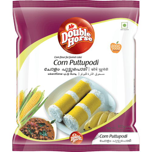 Double Horse Corn Puttupodi - 500g