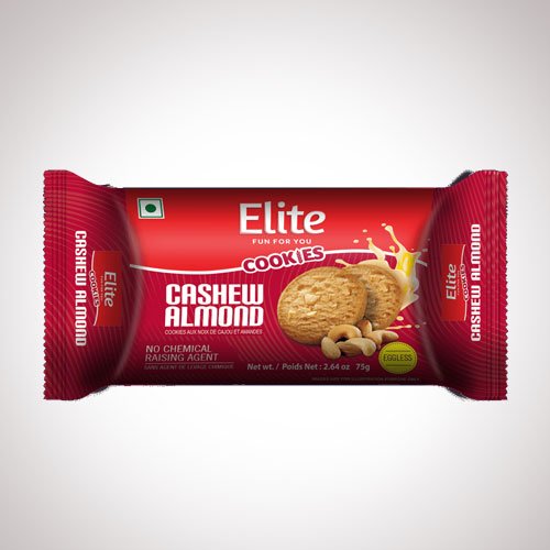 Elite Cookies Cashew Almond -75g