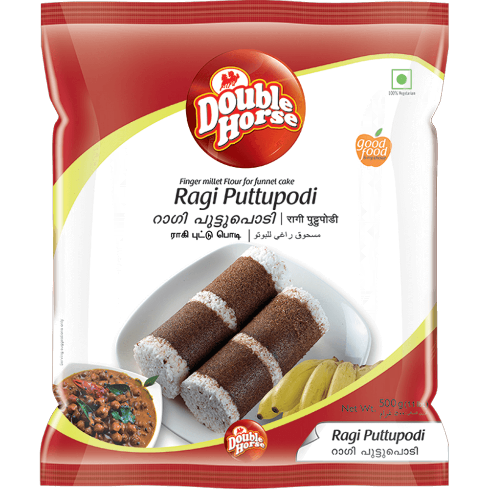 Double Horse Ragi Puttupodi - 500g